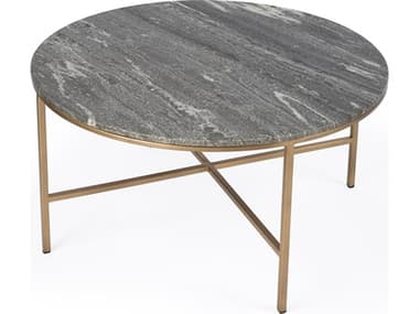 Butler Grafton Round Marble & Metal Coffee Table BT5628025