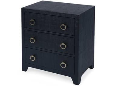 Butler Bar Harbor 3-Drawers Blue Nightstand BT5667410