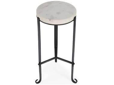 Butler Freya Round Marble & Metal End Table BT5690389