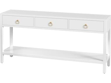 Butler Lark Rectangular Wood White Console Table BT5701304