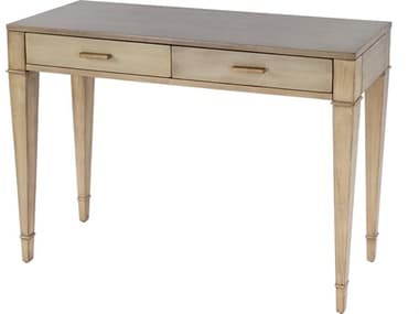 Butler Kai Rectangular Wood Antique Beige Console Table BT5714424