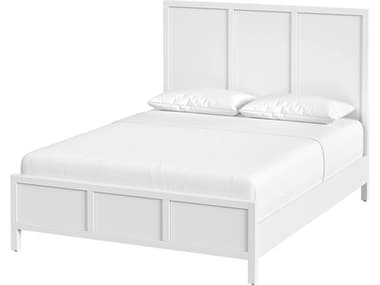 Butler Lark White Acacia Wood Queen Panel Bed BT5720304