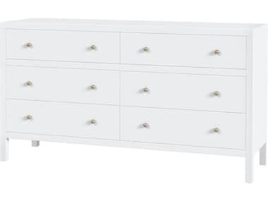 Butler Nora 6-Drawers Acacia Wood Double Dresser BT5733304