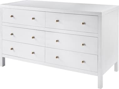 Butler Nora 6-Drawers Acacia Wood Double Dresser BT5733477