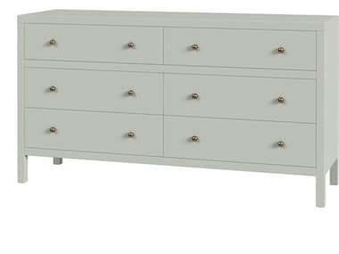 Butler Nora 6-Drawers Acacia Wood Double Dresser BT5733480