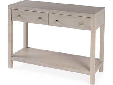 Butler Nora Rectangular Wood Antique Taupe Console Table BT5739450