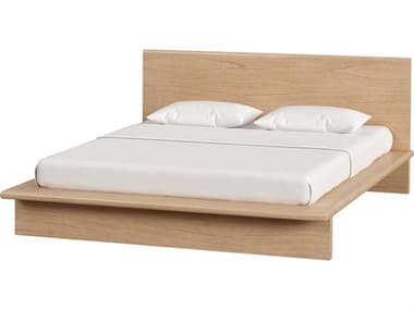 Butler Halmstad Blonde Oak Natural Mindi Wood King Platform Bed BT5769488