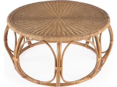 Butler Savannah Round Natural Rattan Coffee Table BT5776404