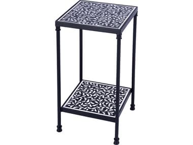Butler Lana Square Resin Black Bone End Table BT5785318