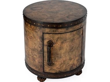 Butler Vasco Round Wood Heritage End Table BT583070