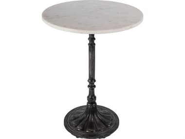 Butler Elio Round Metal & Marble End Table BT5871389