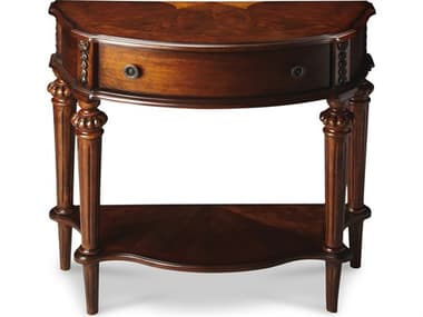 Butler Halifax Demilune Wood Nutmeg Console Table BT589251