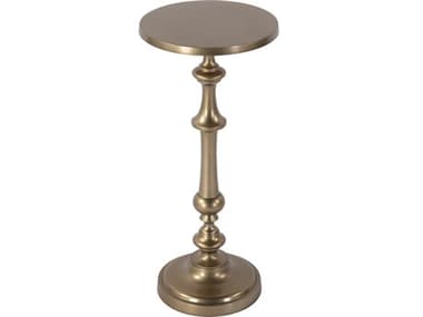 Butler Bartel Round Metal Antique Gold End Table BT5923226
