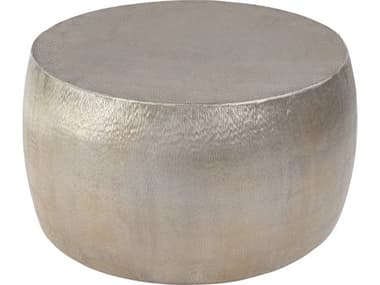 Butler Sahara Round Metal Antique Gold Coffee Table BT5938226