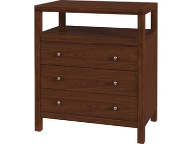 Butler Nora 3-Drawers Brown Acacia Wood Nightstand BT5941489