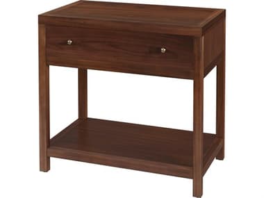 Butler Nora 1-Drawer Brown Acacia Wood Nightstand BT5943489
