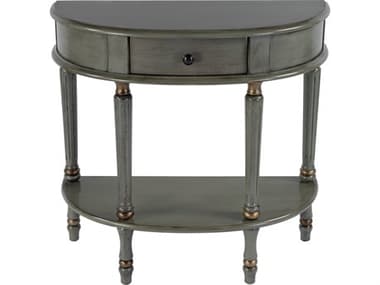 Butler Mozart Demilune Wood Royal Pastel Green Console Table BT667482