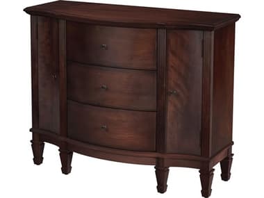 Butler Sheffield Cherry Brown Poplar Wood Accent Cabinet BT674024