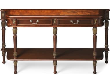Butler Merrion Rectangular Wood Brown Console Table BT872030