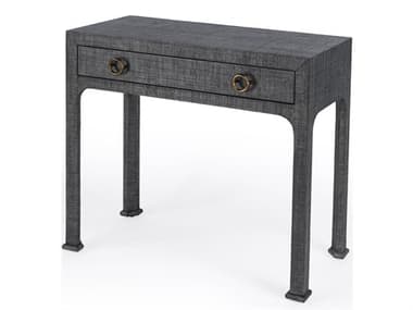 Butler Chatham Rectangular Rattan Charcoal Raffia Console Table BT9146420