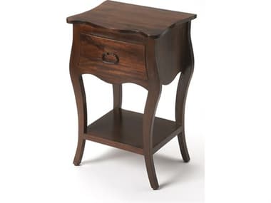 Butler Rochelle 1-Drawer Brown Mango Wood Nightstand BT9308342