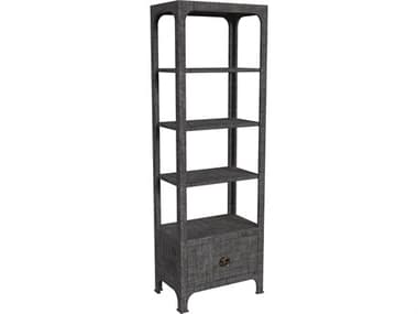 Butler Chatham Charcoal Raffia Bookcase BT9745420