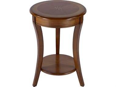 Butler Holdin Round Wood Olive Ash End Table BT992101