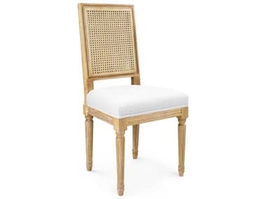 Villa & House Annette Natural Fabric Upholstered Side Dining Chair BUNANN55098