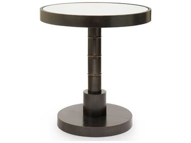 Villa & House Axel Round Mirror Dark Bronze End Table BUNAXE100804