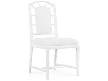 Villa & House Delia 19" White Fabric Accent Chair BUNDLA55009