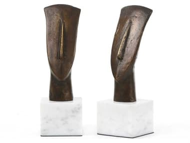 Villa & House Bronze Delos Head Sculpture BUNDLS700804