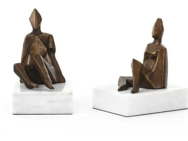 Villa &amp; House Bronze Duet Sculpture (Set of 2) BUNDUE700804