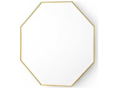 Villa & House Eaves Polished Brass Wall Mirror BUNEAV67079