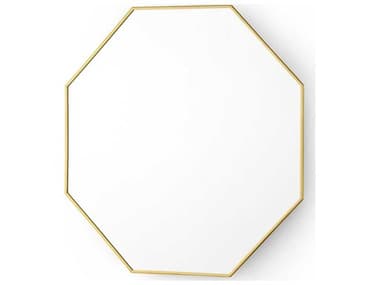 Villa & House Eaves Polished Brass Wall Mirror BUNEAV69079