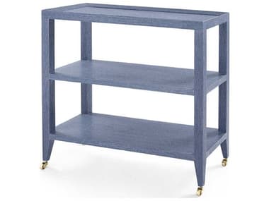 Villa & House 30" Rectangular Wood Navy Blue Console Table BUNISD40068