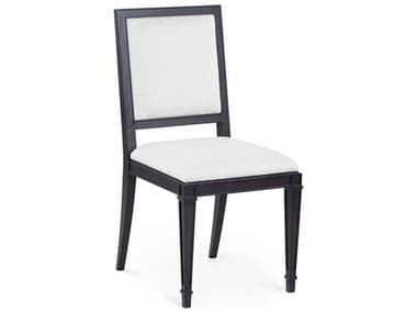 Villa & House Jackson Rubberwood Black Upholstered Armless Dining Chair BUNJAK5504821030