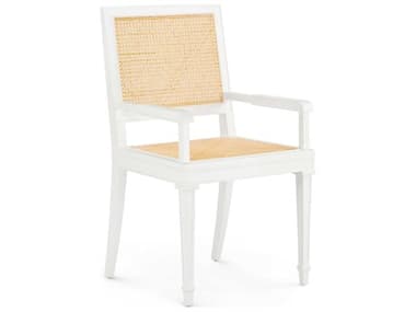 Villa & House Mahogany Wood Brown Arm Dining Chair BUNJAN55509