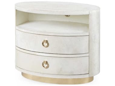 Villa & House Oval Ivory End Table BUNJUS120489