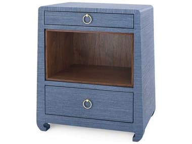 Villa & House Rectangular Wood Navy Blue End Table BUNMNG12068