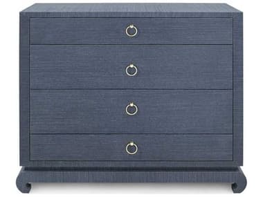 Villa & House Ming Navy Blue Four-Drawer Single Dresser BUNMNG22568