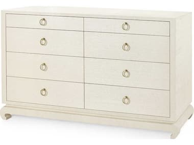 Villa & House Ming 60" Wide 8-Drawers Natural Double Dresser BUNMNG25064