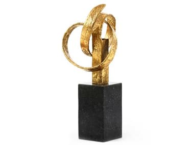 Villa & House Ribbon Gold Leaf Sculpture BUNRIB700808