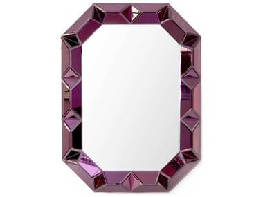 Villa & House Romano Alexandrite Purple 34''W x 46''H Wall Mirror BUNROM67072