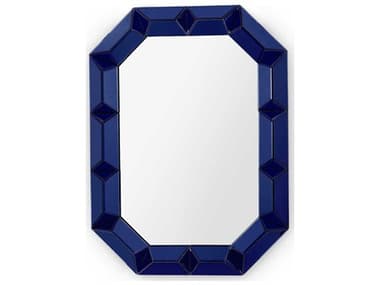 Villa &amp; House Romano Sapphire Blue 34''W x 46''H Wall Mirror BUNROM67078