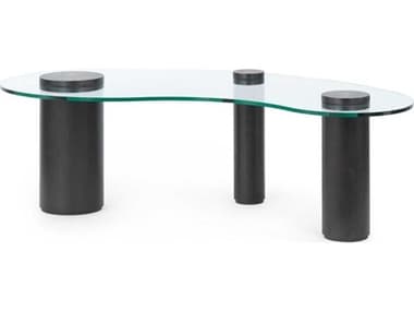 Villa & House Scarlotti Glass Espresso Brown Coffee Table BUNSCA31094TB