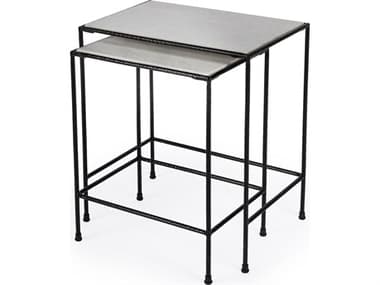Butler Outdoor Carrera Metal Rectangular End Table BUO2870330