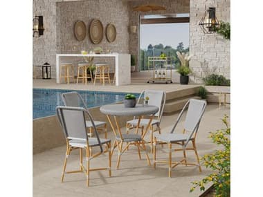 Butler Outdoor Tobias Aluminum Dining Set BUOTOBIASDINSET2