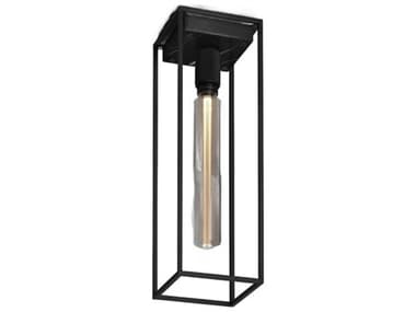 Buster + Punch Caged 1-Light Black Marble Flush Mount BUPNCA02279