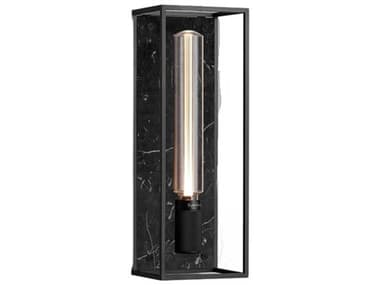 Buster + Punch Caged 1-Light Black Marble Wall Sconce BUPNCA023395
