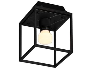 Buster + Punch Caged 1-Light Black Marble Flush Mount BUPNCA023399
